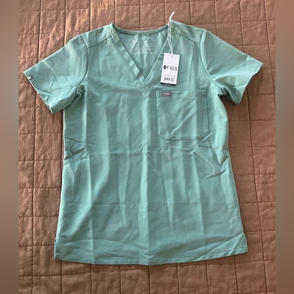 Figs Tops Figs Catarina Scrub Top Jade Poshmark